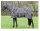 Euroriding Fliegendecke mit Halsteil abnehmbar zebra schwarz weiß 135 cm
