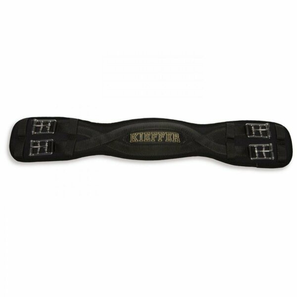 Kieffer Dressur Sattelgurt AIR TEX schwarz ohne Elast 40...