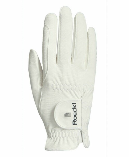 Roeckl Reithandschuhe Roeck Grip Pro Handschuhe Farbe weiß 7,5