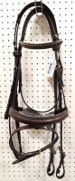 KIEFFER Trense Esperanza braun engl. Rh. schwarze...