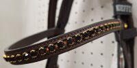 KIEFFER Trense Esperanza braun engl. Rh. schwarze...
