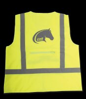 Waldhausen ELT Kinder Reflex-Weste mit Pferdemotiv  neon...