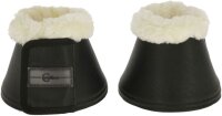 Covalliero Hufglocken Pelisa Kunstleder mit Kunstfell black