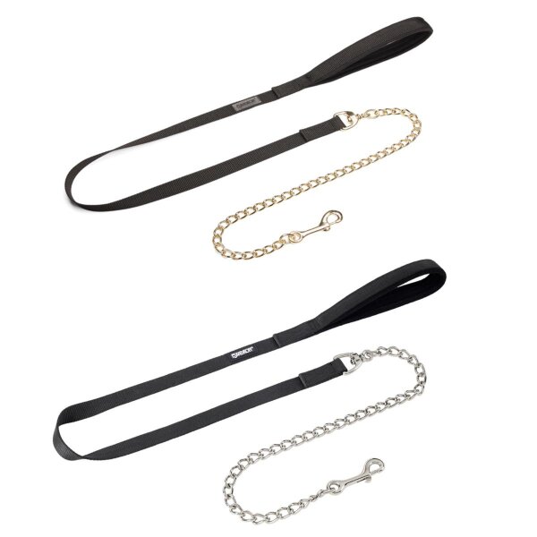 Eskadron Leading rope Führkette Basics black Führleine