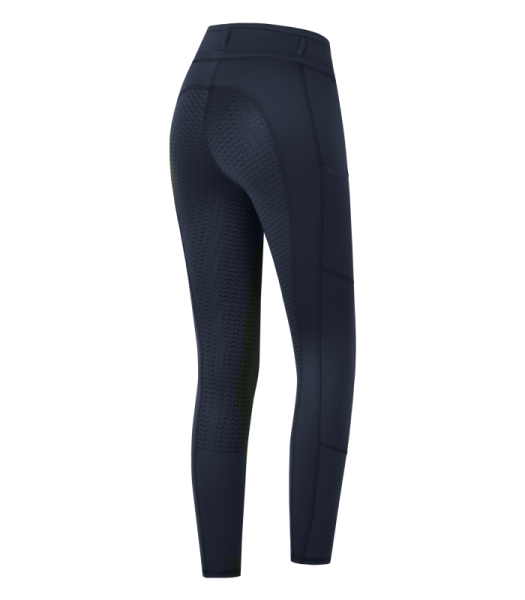 Waldhausen Elt Thermo Reitleggings Ella Silikon-Vollbesatz  nachtblau Reithose