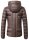 Covalliero Damen Steppjacke wasserabweisend coffee Jacke HW 2024