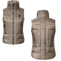 Covalliero Damen Steppweste taupe wasserabweisend Weste...