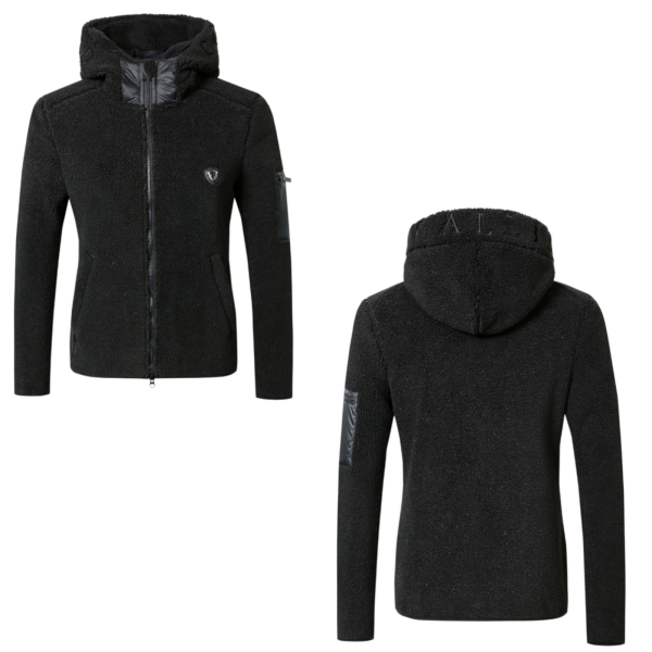 Covalliero Hoody Jacke black Teddyfleece HW 2024