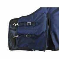 Euroriding Outdoor Decke Kodiak mit Fleece Regendecke navy