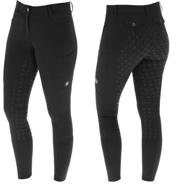Covalliero Damen Reithose Vollbesatz mit Covalliero-Grip black HW 2024