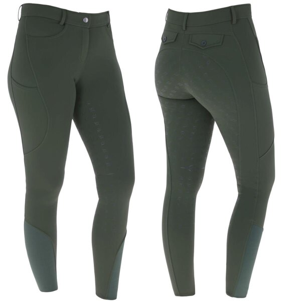 Covalliero Damen Reithose Vollbesatz mit Covalliero-Grip opal green HW 2024