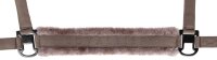 Covalliero Halfter Dornschnalle taupe mit Webpolster HW 2024