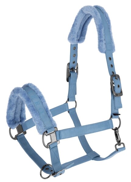 Covalliero Halfter Dornschnalle winter sky mit Webpolster HW 2024