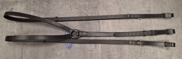 Euroriding Dreieckszügel Luzy Euro Club schwarz Leder Hilfszügel