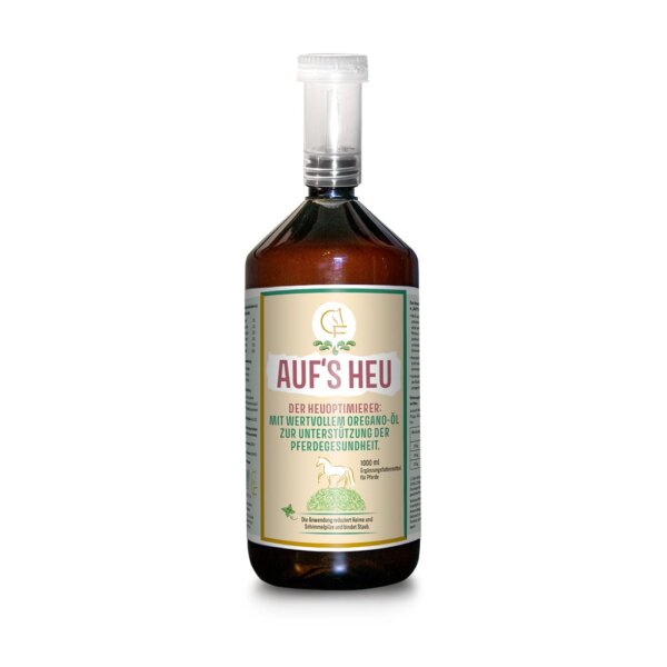 AUF´S HEU Heuoptimierer 1000 ml Die Alternative zu Bewässern und Bedampfen