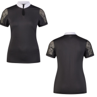 Pikeur Cut Out Shirt Selection Turniershirt Kurzarm black...