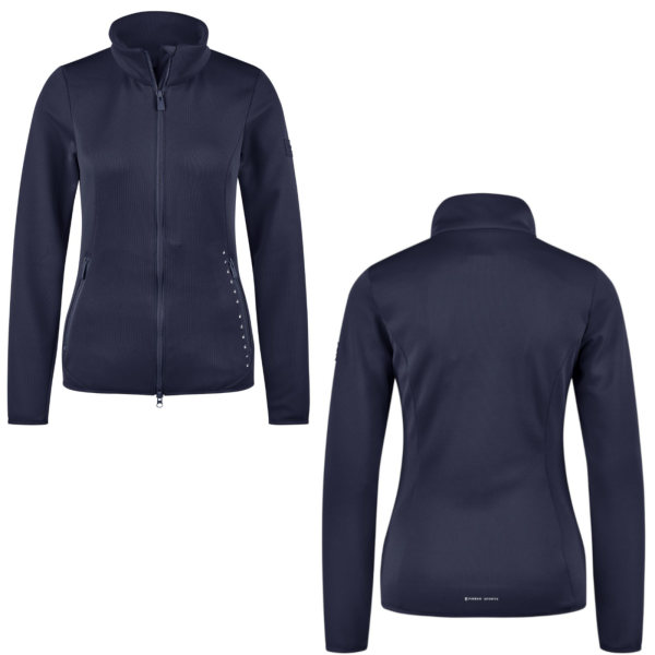 Pikeur elastische Meshfleecejacke Jacke nightblue Sports FS 2025