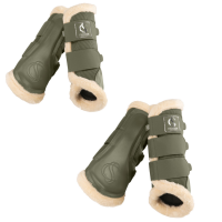 Eskadron Gamaschen Mesh FauxFur dusty olive Classic...