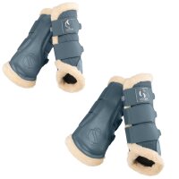 Eskadron Gamaschen Mesh FauxFur steel blue Classic Sports...