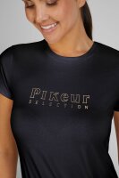 Pikeur Roundneck Shirt Cottonshirt black Kurzarmshirt Selection FS 2025