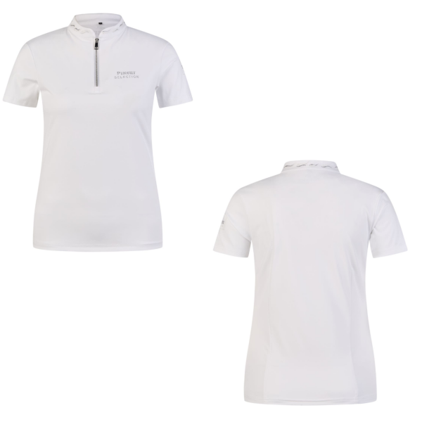 Pikeur Funktionsshirt white Turniershirt Zip Shirt Selection FS 2025