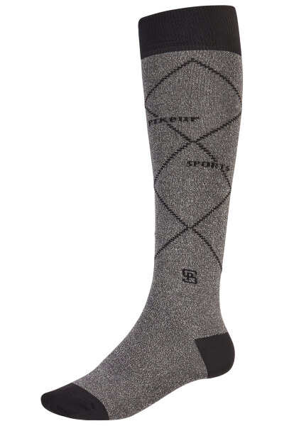 Pikeur Knee Socks Lurex Kniestrümpfe Strümpfe black Sports FS 2025
