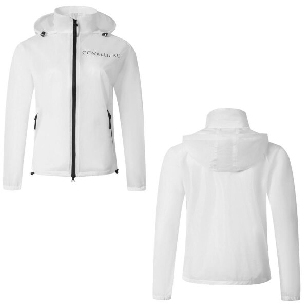 Cavalliero wasserdichte Regenjacke ClearView white FS 2025