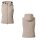 Covalliero Damen Weste beige abnehmbaren Kapuze FS 2025