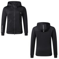 Covalliero sportliche Damen Hoody Jacke black Sweatjacke...