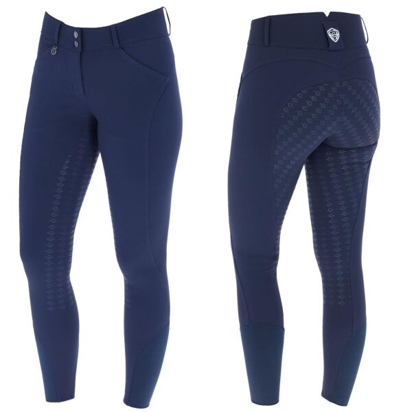 Covalliero Damen Reithose Premium dark navy Vollgrip FS 2025