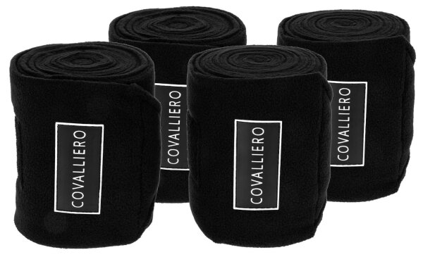 Covalliero Fleecebandagen Warmblut Bandagen black FS 2025