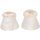 Covalliero Hufglocken Pelisa Kunstleder u. Kunstfell white Pony (S) Springglocke