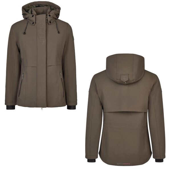Pikeur Sports Damen Waterproof Jacket deep Khaki wasserdichte Jacke HW 2025