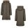 Pikeur Damen Raincoat wasserdichter Mantel Teddy-Abfütterung deep Khaki HW 2025