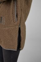 Pikeur Sports Damen Teddyfleece Jacke Sherpa Fleecejacke greige HW 2025