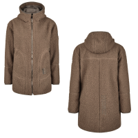 Pikeur Sports Damen Teddyfleece Jacke Sherpa Fleecejacke greige HW 2025