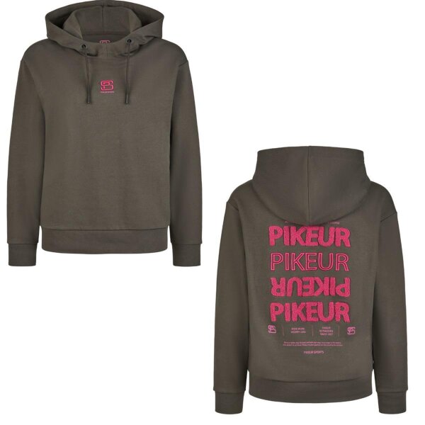 Pikeur Sports Damen Sweater Hoody deep Khaki Sweatshirt HW 2025