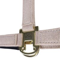 USG Halfter Dornschnalle ONYX Glitzer Creme