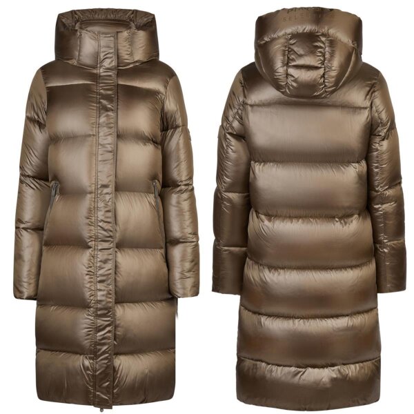 Pikeur Selection Damen Quilted Coat brown Steppmantel Wintermantel Mantel HW2025