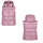 Pikeur Athleisure Damen Quilted Weste berry blush Steppweste HW 205
