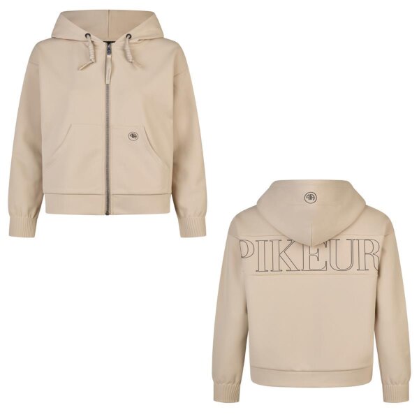 Pikeur Athleisure Damen Hoddy Jacket almond Sweat Jacke Sweater HW 2025
