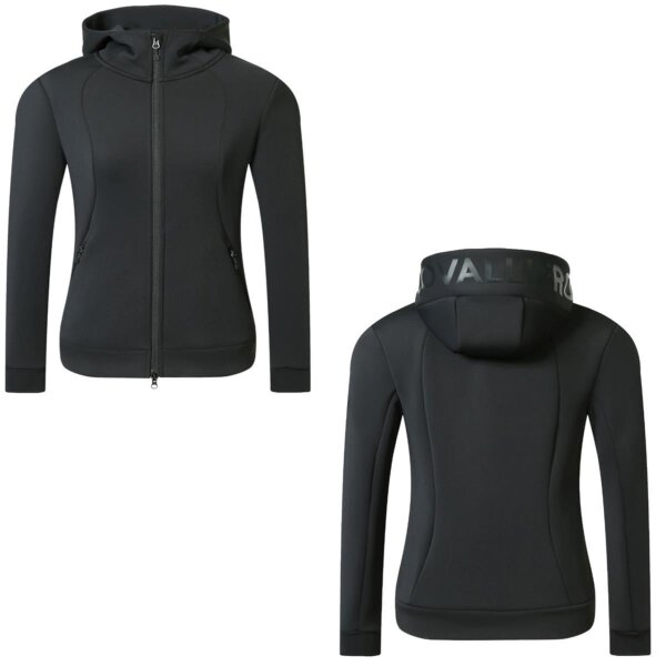 Covalliero Damen Hoody Jacke black Sweatjacke HW 2025