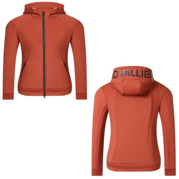 Covalliero Damen Hoody Jacke rust Sweatjacke HW 2025