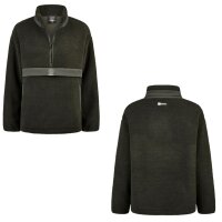 Eskadron Damen Half-Zip Teddy Sweater Sweat Shirt deep...