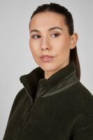 Eskadron Damen Half-Zip Teddy Sweater Sweat Shirt deep green Dynamic H/W 2025