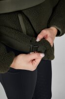 Eskadron Damen Half-Zip Teddy Sweater Sweat Shirt deep green Dynamic H/W 2025