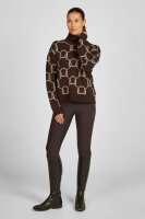 Eskadron Rollkragen Pullover Knit Jumper black truffle-beige Heritage HW 2025