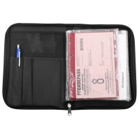 Euroriding Equidenpass Mappe Dokumententasche exklusiv schwarz mit Glitzer