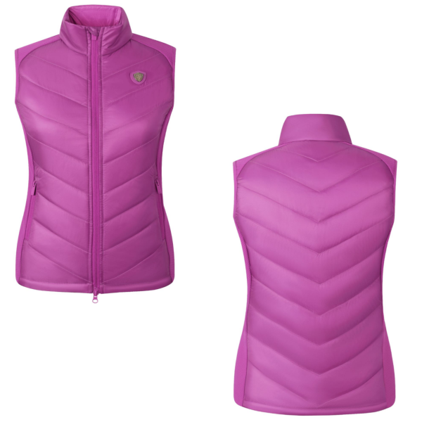 Covalliero Damen Combiweste light berry Steppweste Weste FS 2026