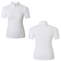 Covalliero Damen Competition Shirt white Turnier Shirt...